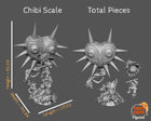 Chibi Majora and skull kid — The legend of Zelda — Statue by NomNom