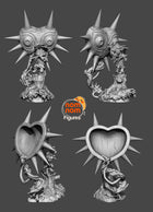 Chibi Majora and skull kid — The legend of Zelda — Statue by NomNom