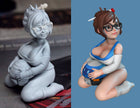 Chibi Mei — Overwatch — Statue by NomNom