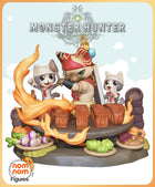 Chibi Meowscular Chef — Monster Hunter — Statue by NomNom