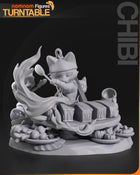 Chibi Meowscular Chef — Monster Hunter — Statue by NomNom