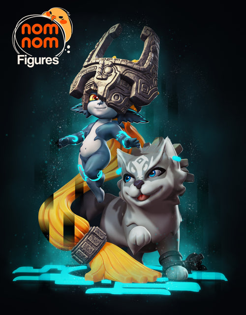Chibi Midna — Legend of Zelda Twilight Princess — Statue by NomNom
