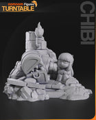 Chibi Mimic Chest x Frieren — Statue by NomNom