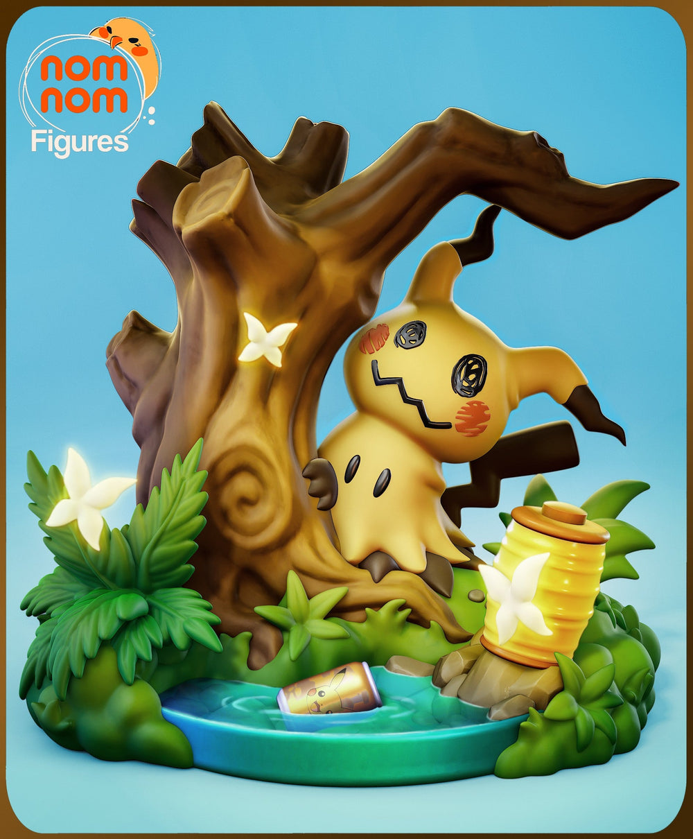 Chibi Mimikyu — Pokemon — Statue by NomNom