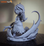 Chibi Morrigan — Dragon Age — Statue by NomNom