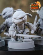 Chibi Ninja Turtles — Teenage Mutant Ninja Turtles — Statue by NomNom