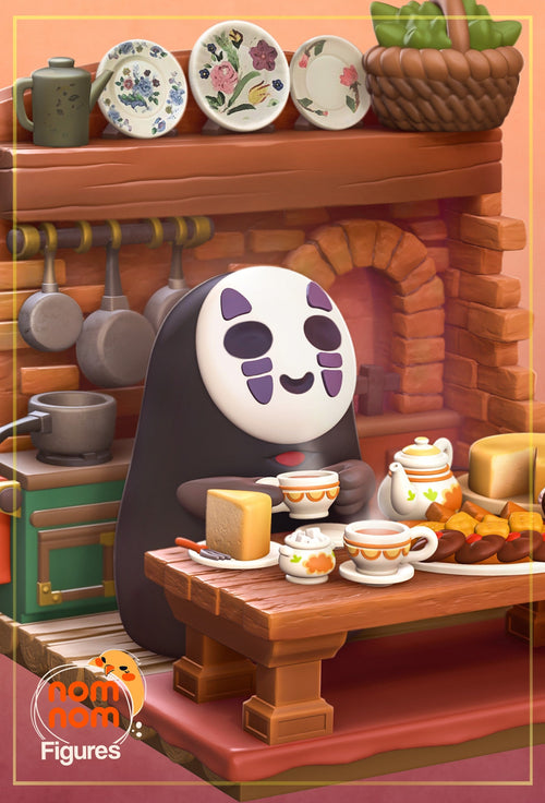 Chibi No Face — Spirited Away — Statue by NomNom