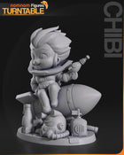 Chibi Nuka Girl — Fallout 4 — Statue by NomNom