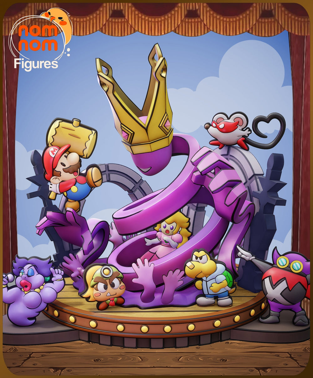 Chibi Paper Mario — Statue by NomNom