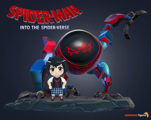 Chibi Peni Parker — Statue by NomNom