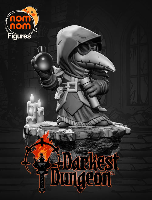 Chibi Plague Doctor — Darkest Dungeon — Statue by NomNom