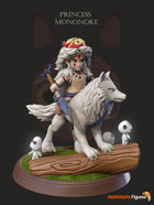 Chibi Princess Mononoke — Statue by NomNom