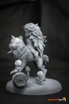 Chibi Princess Mononoke — Statue by NomNom