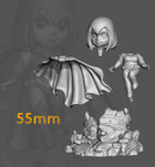 Chibi Raven — Teen Titans — Statue by NomNom