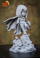Chibi Raven — Teen Titans — Statue by NomNom