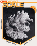 Chibi Shenron with Goku — Dragonball — Statue by NomNom