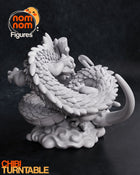 Chibi Shenron with Goku — Dragonball — Statue by NomNom