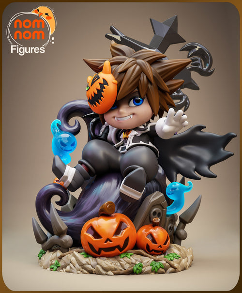 Chibi Sora (Halloween Town vers.) — Kingdom Hearts II — Statue by NomNom