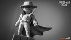 Chibi Spiderman Noir — Statue by NomNom