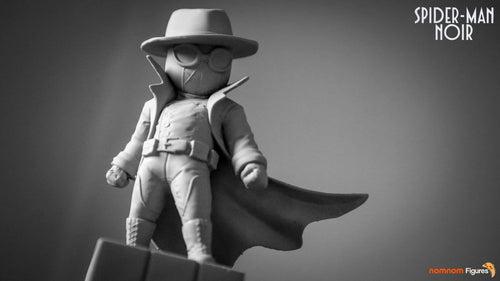 Chibi Spiderman Noir — Statue by NomNom