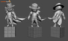 Chibi Spiderman Noir — Statue by NomNom