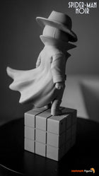 Chibi Spiderman Noir — Statue by NomNom
