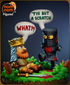 Chibi The Black Knight — Monty Python and the Holy Grail — Statue by NomNom