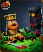 Chibi The Black Knight — Monty Python and the Holy Grail — Statue by NomNom