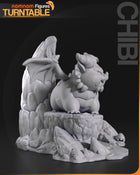 Chibi Themberchaud — Dungeons and Dragons — Statue by NomNom