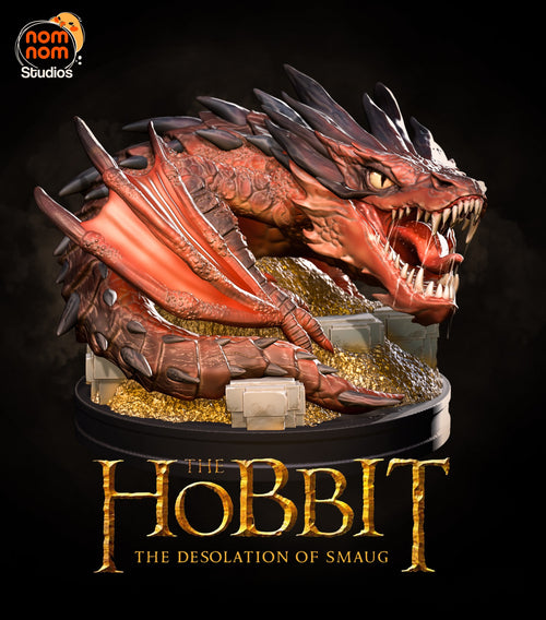 Chibi Tiny Smaug — The Hobbit — Statue by NomNom