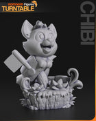 Chibi Tod — The Fox and the Hound — Statue by NomNom