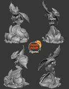 Chibi Toothless — How to Train your Dragon — Statue by NomNom