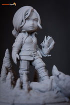 Chibi Triss — Witcher — Statue by NomNom