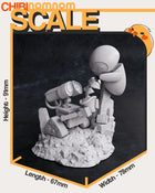 Chibi Wall-e and Eve — Statue by NomNom