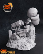 Chibi Wall-e and Eve — Statue by NomNom