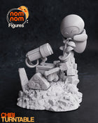 Chibi Wall-e and Eve — Statue by NomNom