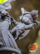 Chibi Wind Waker Link on the King of Red Lions — Statue by NomNom