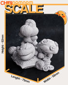 Chibi Yoshi — Yoshi's Woolly World — Statue by NomNom