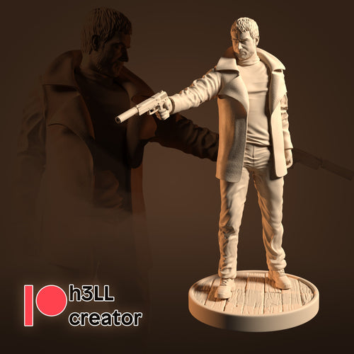 Chris Redfield — resident-evil — Statue by H3llcreator