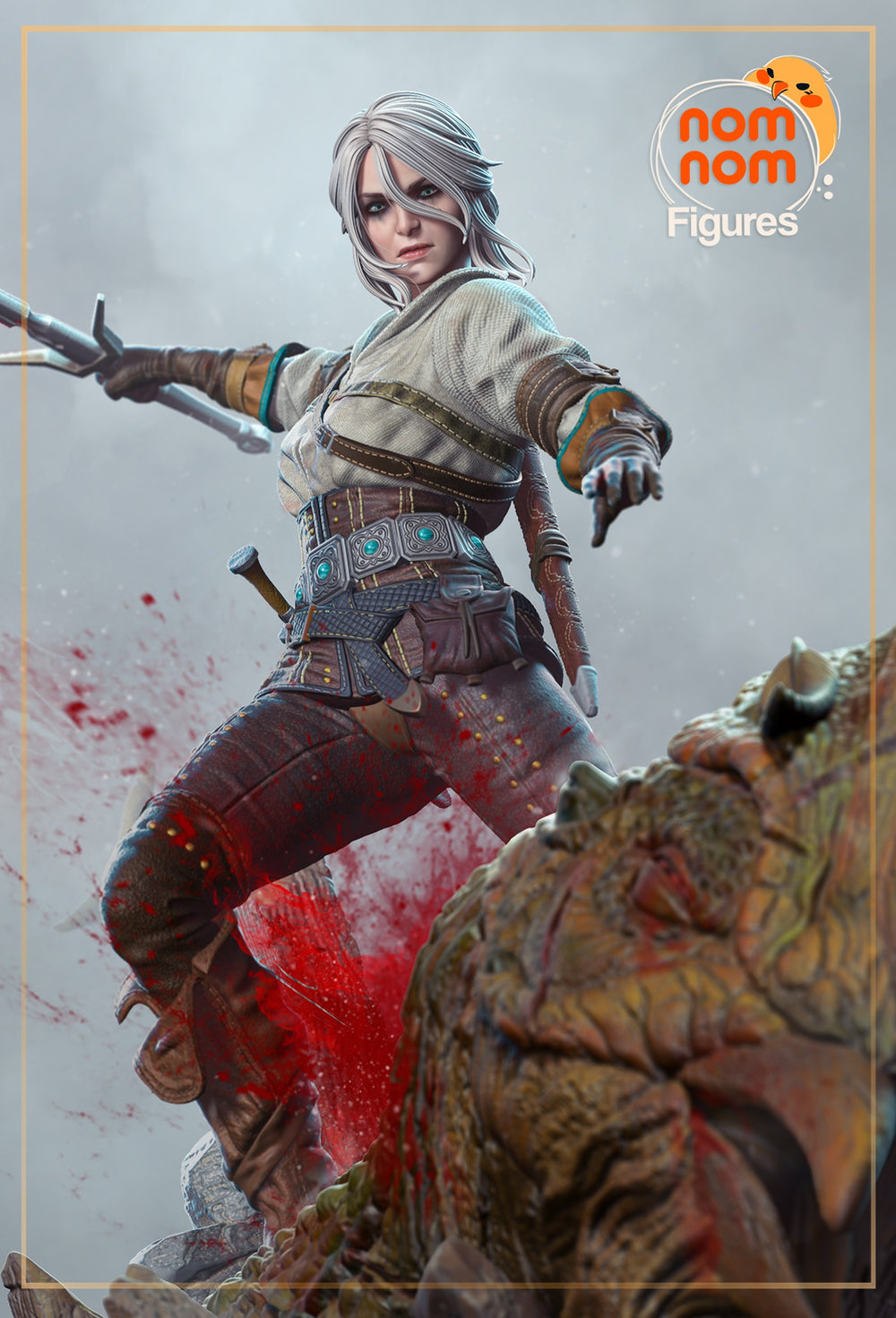 Ciri — The Witcher — Statue by NomNom