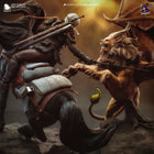 Ciri vs Manticore | 392mm — Statue by Bulkamancer