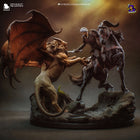 Ciri vs Manticore | 392mm — Statue by Bulkamancer