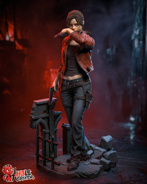 Claire Redfield — resident evil — Statue by H3llcreator