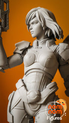 Commander Female Shepard — Mass Effect — Statue by NomNom