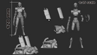 Commander Shepard female — bioware — Statue by H3llcreator