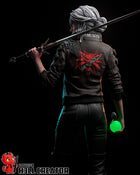 Ciri Cyberpunk — cd-projekt-red — Statue by H3llcreator