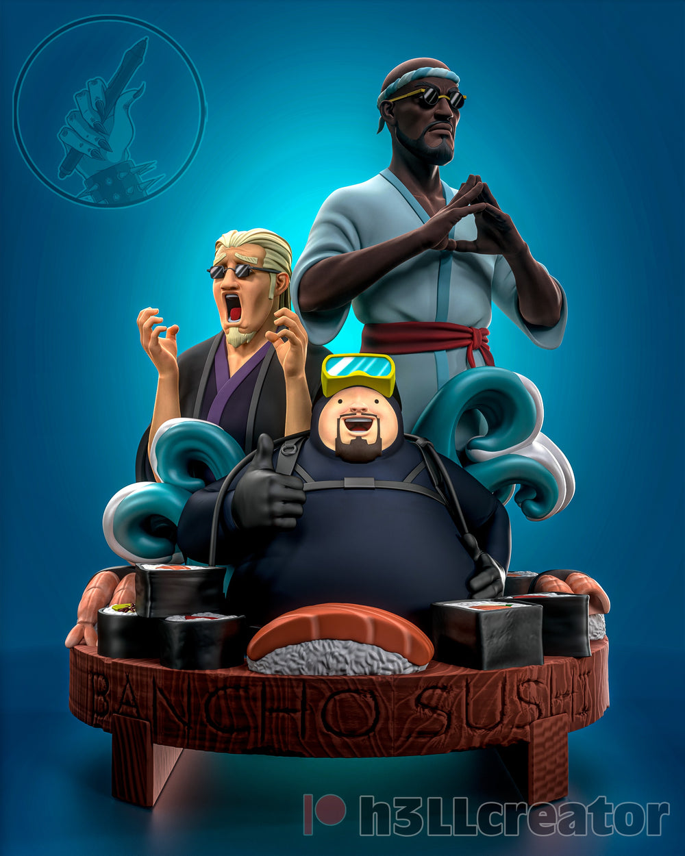 Dave The Diver — devolver-digital — Statue by H3llcreator