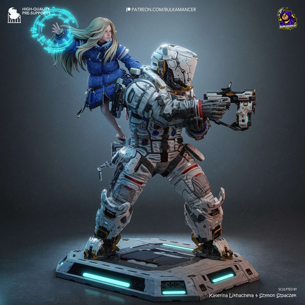 Diana and Hugh | 300mm — Statue by Bulkamancer
