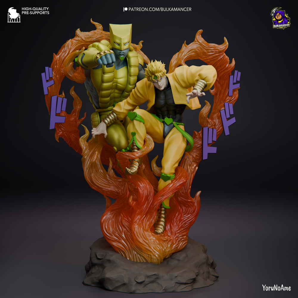 Dio and the World — Jojo's Bizarre Adventure — Statue by Bulkamancer