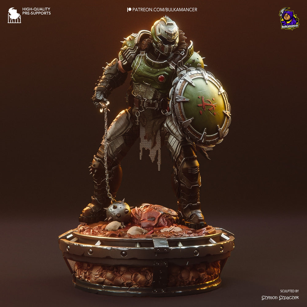 Doom Slayer — Doom: Dark Ages — Statue by Bulkamancer